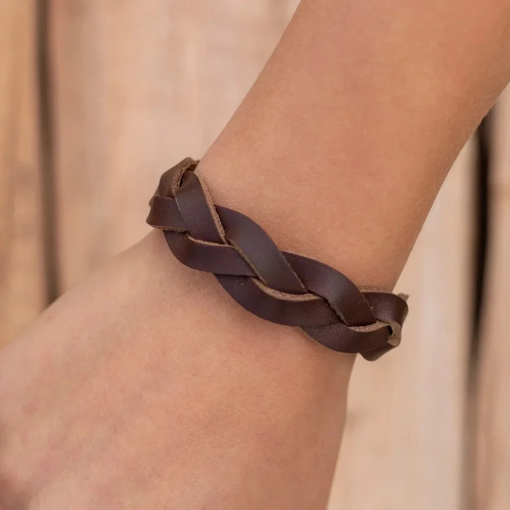 Justin‎ Boots Brown Leather Bracelet